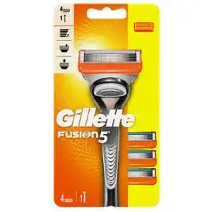 Бритва для гоління чоловічий Gillette Fusion 5 з 2 змінними картриджами