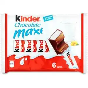 Шоколад молочный Chocolate Maxi Kinder м/у 126г