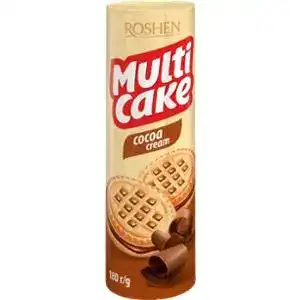Печенье Roshen Multi Cake сахарное с какао начинкой 180 г