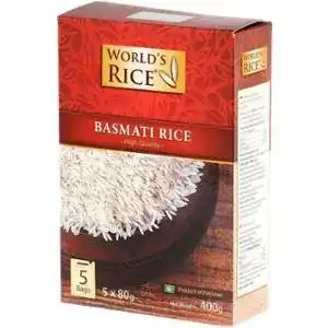 Рис World's Rice Басматі 5×80 г